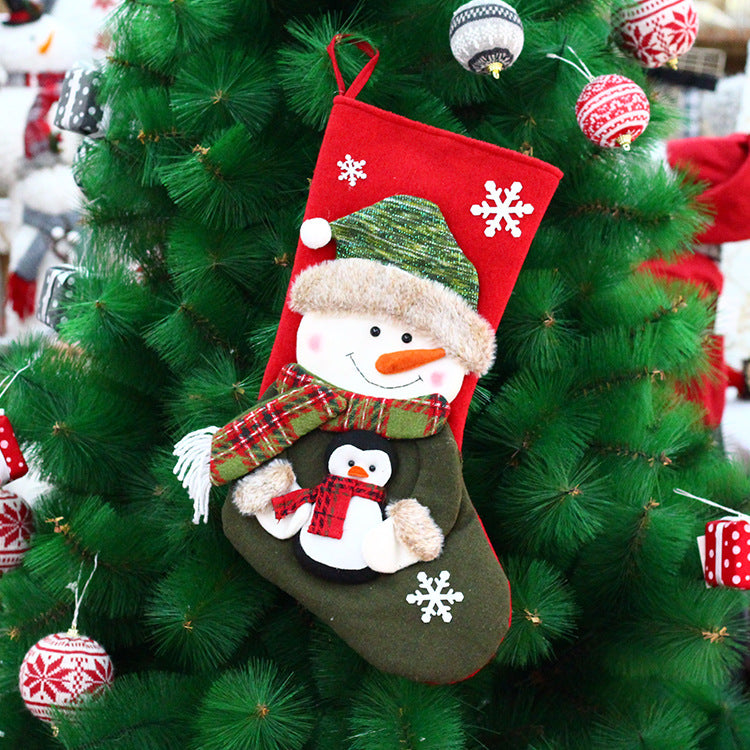 Christmas socks, gift bags, Christmas decorations, Christmas pendants, candy bags