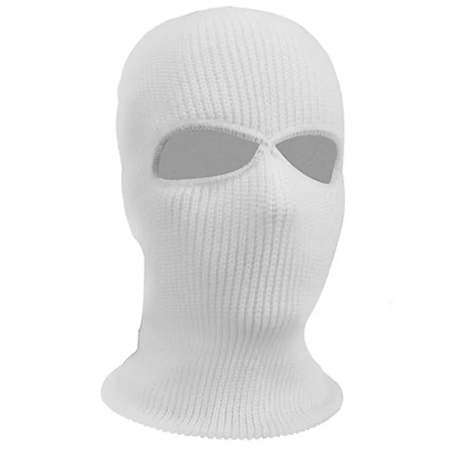 Full Face Cover Mask Three 3 Hole Balaclava Knit Hat Army Tactical CS Winter Ski Cycling Mask Beanie Hat Scarf Warm Face Masks